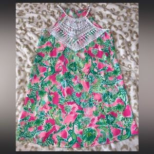 Lilly Pulitzer Pearl Soft Shift Dress in Raz Berry Catty Shack